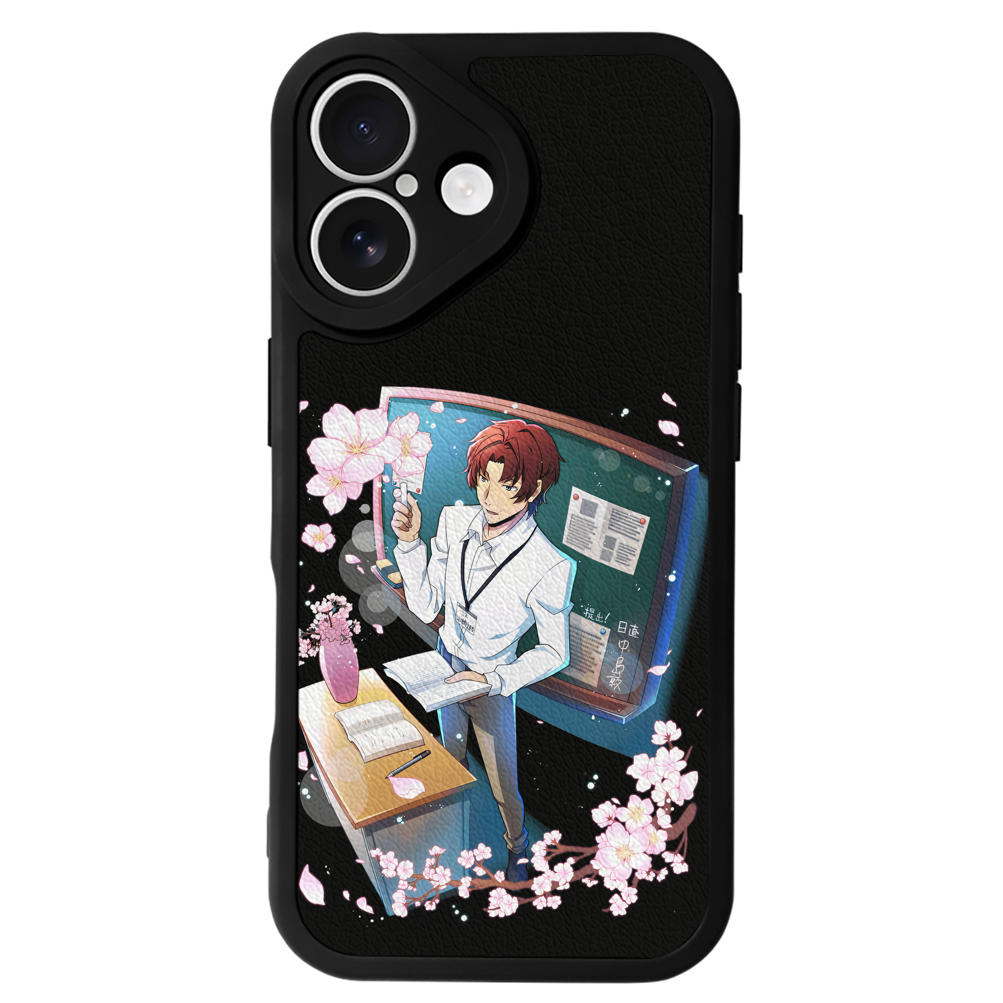 （画像用） 文豪ストレイドッグス Bungo Stray Dogs 【iPhone 16シリーズ対応】シリコンスマホケース（レザー調） 材質：シリコン